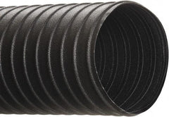 Hi-Tech Duravent - 2-1/2" ID, 25' Long, Neoprene Coated Polyester Blower & Duct Hose - Black, 4" Bend Radius, 26 In/Hg, 32 Max psi, -40 to 250°F, Chemical and Abrasion Resistant - Industrial Tool & Supply