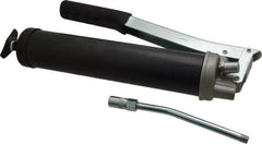 PRO-LUBE - 10,000 Max psi, Rigid Lever Grease Gun - 14 oz (Cartridge) Capacity, 1/8 Thread Outlet, 28 Strokes per oz, Bulk, Cartridge, Filler Pump & Suction Fill, Includes 4 Jaw Coupler with Ball Check - Industrial Tool & Supply