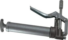PRO-LUBE - 3,500 Max psi, Rigid Pistol Grease Gun - 3 oz Capacity, 1/8 Thread Outlet, 40 Strokes per 0.06 oz, Bulk, Cartridge & Suction Fill, Includes 4 Jaw Coupler with Ball Check - Industrial Tool & Supply