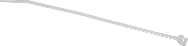 Thomas & Betts - 7-1/2" Long Natural (Color) Nylon Reusable Cable Tie - 50 Lb Tensile Strength, 1.4mm Thick, 2" Max Bundle Diam - Industrial Tool & Supply