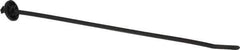 Thomas & Betts - 9.6" Long Black Nylon Standard Cable Tie - 65 Lb Tensile Strength, 1.65mm Thick, 1-3/4" Max Bundle Diam - Industrial Tool & Supply