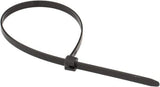 Thomas & Betts - 13.2" Long Black Polypropylene Standard Cable Tie - 60 Lb Tensile Strength, 1.52mm Thick, 4" Max Bundle Diam