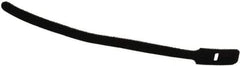 Thomas & Betts - 9" Long Black Nylon & Polyethylene Hook & Loop Strap - 40 Lb Tensile Strength, 1/16" Thick, 50.8mm Max Bundle Diam - Industrial Tool & Supply