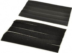 Thomas & Betts - 6" Long Black Nylon & Polyethylene Hook & Loop Strap - 50 Lb Tensile Strength, 1/16" Thick, 38.1mm Max Bundle Diam - Industrial Tool & Supply