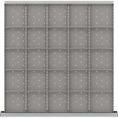 LISTA - 25-Compartment Drawer Divider Layout for 3.15" High Drawers - Industrial Tool & Supply