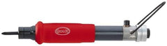 Sioux Tools - 1/4" Bit Holder, 800 RPM, Inline Handle Air Screwdriver - 5 to 50 In/Lb Torque, 8 CFM - Industrial Tool & Supply