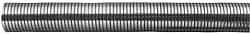 Federal Hose - 5" ID, -60 to 400°F, Galvanized Steel Unlined Flexible Metal Duct Hose - 20" Bend Radius, 25' Long - Industrial Tool & Supply
