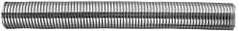 Federal Hose - 5" ID, 1,800°F Max, Stainless Steel Unlined Flexible Metal Duct Hose - 19-1/2" Bend Radius, 25' Long - Industrial Tool & Supply