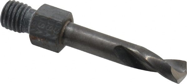 Hertel - 0.191" Drill Bit, Screw Machine, High Speed Steel, Threaded Shank Drill Bit - Industrial Tool & Supply