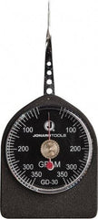 Jonard Tools - 0.11 Lb. Capacity, Mechanical Tension and Compression Force Gage - 10 gf Resolution, Aluminum Housing - Industrial Tool & Supply