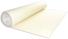 Made in USA - 3/16 Inch Thick x 66 Inch Wide x 60 Inch Long, Pressed Wool Felt Sheet - 2.3 Lbs/Square Yd., White, 400 psi - Industrial Tool & Supply