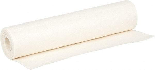 Made in USA - 1/16 Inch Thick x 60 Inch Wide x 12 Inch Long, Pressed Wool Felt Sheet - 1 Lbs/Square Yd., White, 500 psi - Industrial Tool & Supply