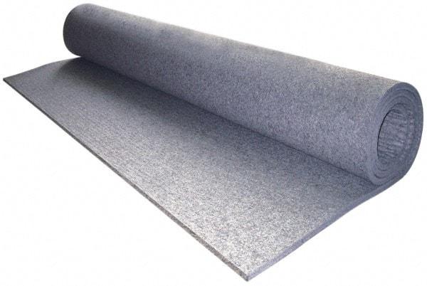 Made in USA - 3/4 Inch Thick x 60 Inch Wide x 60 Inch Long, Pressed Wool Felt Sheet - 12 Lbs/Square Yd., Gray, 400 psi - Industrial Tool & Supply