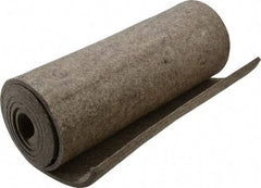 Made in USA - 1/4 Inch Thick x 60 Inch Wide x 12 Inch Long, Pressed Wool Felt Sheet - 4 Lbs/Square Yd., Gray, 400 psi - Industrial Tool & Supply