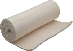 Made in USA - 3/16 Inch Thick x 66 Inch Wide x 12 Inch Long, Pressed Wool Felt Sheet - 2.3 Lbs/Square Yd., White, 400 psi - Industrial Tool & Supply
