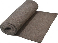 Made in USA - 1/8 Inch Thick x 72 Inch Wide x 12 Inch Long, Pressed Wool Felt Sheet - 1.1 Lbs/Square Yd., Gray, 75 psi - Industrial Tool & Supply