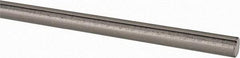 Made in USA - 3/8" Diam, 2' Long, 1045 Steel Keyed Round Linear Shafting - 3/32" Key - Industrial Tool & Supply