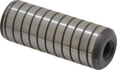 Holo-Krome - 3/4" Diam x 2" Pin Length 4000 Alloy Steel Pull Out Dowel Pin - Black Luster Finish, C 47-58 & C 60 (Surface) Hardness, 1 Beveled & 1 Threaded End - Industrial Tool & Supply