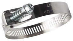 IDEAL TRIDON - SAE Size 280, 14-1/4 to 18" Diam, Stainless Steel Quick Release Worm Drive Clamp - 1/2" Wide, Material Grade 301, Series 550 - Industrial Tool & Supply