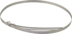 IDEAL TRIDON - SAE Size 216, 10-3/16 to 14" Diam, Stainless Steel Quick Release Worm Drive Clamp - 1/2" Wide, Material Grade 301, Series 550 - Industrial Tool & Supply