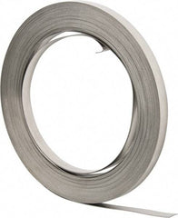 IDEAL TRIDON - Grade 201, Stainless Steel Banding Strap Roll - 5/8" Wide x 0.03" Thick - Industrial Tool & Supply
