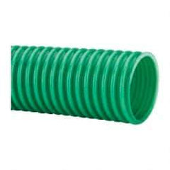 Continental ContiTech - 2" ID, 5 Hg Vac Rating, PVC Vacuum & Duct Hose - 100' Long, Metallic Green, 3" Bend Radius, 15 to 150°F - Industrial Tool & Supply