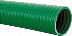 Continental ContiTech - 15 to 150°F, 2" Inside x 2.31" Outside Diam, PVC Liquid Suction & Discharge Hose - Green, 100' Long, 79 psi Working Pressure - Industrial Tool & Supply