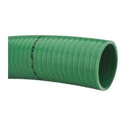 Continental ContiTech - 15 to 150°F, 3" Inside x 3.38" Outside Diam, PVC Liquid Suction & Discharge Hose - Green, 100' Long, 65 psi Working Pressure - Industrial Tool & Supply