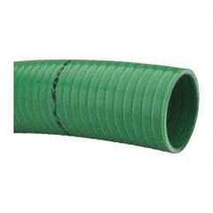 Continental ContiTech - 15 to 150°F, 3" Inside x 3.38" Outside Diam, PVC Liquid Suction & Discharge Hose - Green, 100' Long, 65 psi Working Pressure - Industrial Tool & Supply