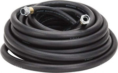 Continental ContiTech - 3/4" ID x 1.118" OD 50' Long Multipurpose Air Hose - MNPT x MNPT Ends, 200 Working psi, -40 to 190°F, 3/4" Fitting, Black - Industrial Tool & Supply