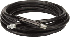 Continental ContiTech - 30' Long, 3/8" Fitting, Swivel Fitting, 0 to 250°F, Synthetic Rubber High Temp & High Pressure Hose - 3/8" Inside x 0.693" Outside Diam, Black, 3,000 psi - Industrial Tool & Supply