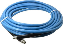 Continental ContiTech - 50' Long, 3/8" Fitting, Swivel Fitting, 0 to 250°F, Synthetic Rubber High Temp & High Pressure Hose - 3/8" Inside x 0.693" Outside Diam, Blue, 3,000 psi - Industrial Tool & Supply