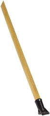 Harper Brush - 60 x 1-1/8" Wood Squeegee Handle - Bolt-On Connection, Tan - Industrial Tool & Supply