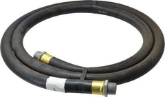 Continental ContiTech - 3/4" ID x 1-1/8" OD x 8' OAL, NPT Male x Male Petroleum Transfer Hose - 100 Max Working psi, 3/4" Fitting, Black - Industrial Tool & Supply