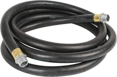 Continental ContiTech - 3/4" ID x 1-1/8" OD x 12' OAL, NPT Male x Male Petroleum Transfer Hose - 100 Max Working psi, 3/4" Fitting, Black - Industrial Tool & Supply