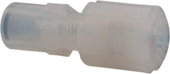 NewAge Industries - 1/4" Tube OD, PFA PTFE Plastic Compression Tube Female Connector - 1/8 NPT Pipe, 500°F Max, 1/8 Thread - Industrial Tool & Supply
