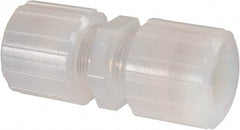 NewAge Industries - 3/4" Tube OD, PFA PTFE Plastic Compression Tube Union - 500°F Max - Industrial Tool & Supply
