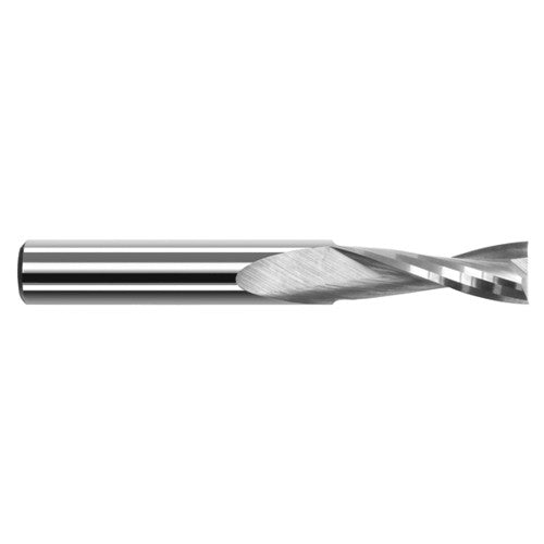 ‎End Mills for Plastics - 2 Flute - 0.1250″ (1/8″) Cutter Diameter × 1.2500″ (1-1/4″) Length of Cut Carbide Square Upcut End Mill for Plastic, 2 Flutes - Exact Industrial Supply