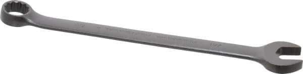 Proto - 7/8" 12 Point Offset Combination Wrench - 15° Offset Angle, 12-1/2" OAL, Steel, Black Finish - Industrial Tool & Supply