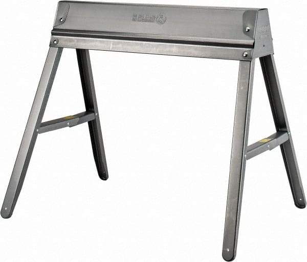 Made in USA - Folding Sawhorse - Steel - Industrial Tool & Supply