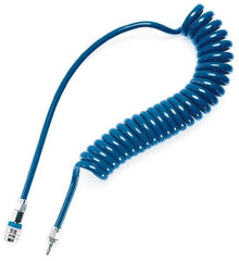 CEJN - 5/16" ID, 19.69' Long, Polyurethane Coiled & Self Storing Hose - Industrial Tool & Supply