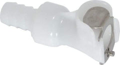 CPC Colder Products - 1/4" Nominal Flow, 3/8" ID, Female, Inline Hose Barb-Female Socket - 120 Max psi, -40 to 180°F, Acetal Coupling, Buna-N O-Ring - Industrial Tool & Supply