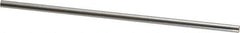 Accupro - 1/8 Inch x 4 Inch Long, Solid Carbide Round - Micrograin Grade, 0.0000 to 0.0005 Inch Tolerance - Industrial Tool & Supply