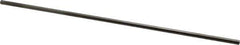 Accupro - 1/4 Inch x 12 Inch Long, Solid Carbide Round - Micrograin Grade, 0.0000 to 0.0005 Inch Tolerance - Industrial Tool & Supply
