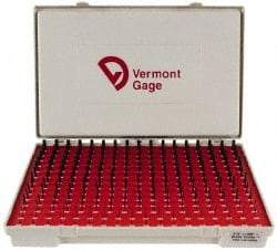 Vermont Gage - 240 Piece, 0.011-0.25 Inch Diameter Plug and Pin Gage Set - Plus 0.0002 Inch Tolerance, Class ZZ - Industrial Tool & Supply