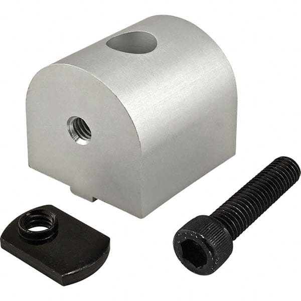 80/20 Inc. - 1-1/2" Wide x 1.6094" High x 1-1/2" Long Open Shelving 90 Degree Pivot Nub - Industrial Tool & Supply