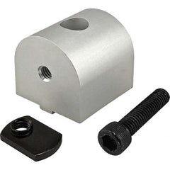 80/20 Inc. - 1-1/2" Wide x 1.6094" High x 1-1/2" Long Open Shelving 90 Degree Pivot Nub - Industrial Tool & Supply