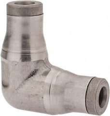 Legris - 5/32" Outside Diam, Stainless Steel Push-to-Connect Tube Union Elbow - 435 Max psi, Tube to Tube Connection, FKM O-Ring - Industrial Tool & Supply