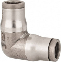 Legris - 5/16" Outside Diam, Stainless Steel Push-to-Connect Tube Union Elbow - 435 Max psi, Tube to Tube Connection, FKM O-Ring - Industrial Tool & Supply