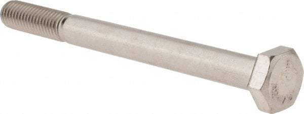 Value Collection - M10x1.50mm Metric Coarse, 110mm Length Under Head Hex Head Cap Screw - Partially Threaded, Grade 18-8 & Austenitic A2 Stainless Steel, 17mm Hex - Industrial Tool & Supply